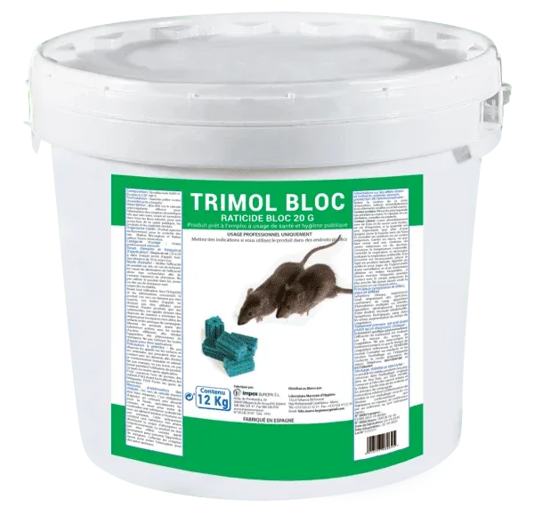 TRIMOL BLOC DE 20 G - DISTRIBUTEUR PRODUITS HYGIÈNE