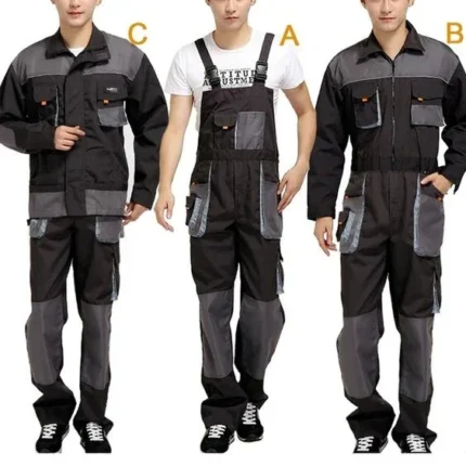 Hommes Multi poches Outillage Costume Salopette Maintenance Combinaisons Réparateur Uniformes Bretelles Pantalon De Travail Plus La Taille S 4XL | Souhaiter