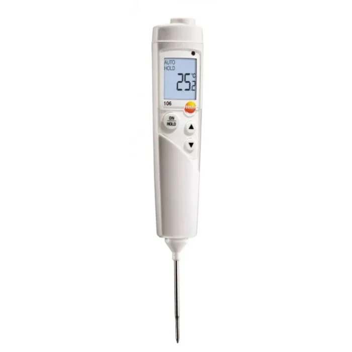 THERMOMETRE TESTO 106 A SONDE FIXE AVEC TOPSAFE IP67 TESTO Thermomètre à sonde fixe