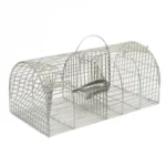 Nasse à rats en acier galvanisé cage piège a rat Cage piège à souris et rats Edialux 1 entrée