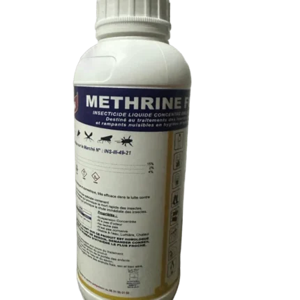 METHRINE FORT PERMETHRINE 15 TETRAMETHRINE 2 BUTOXIDE DE PIPERONYL 4